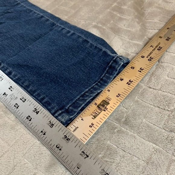 Calvin Klein Womens 27 Denim Jeans Blue Ultimate Skinny Low Rise Medium Wash - Picture 10 of 14